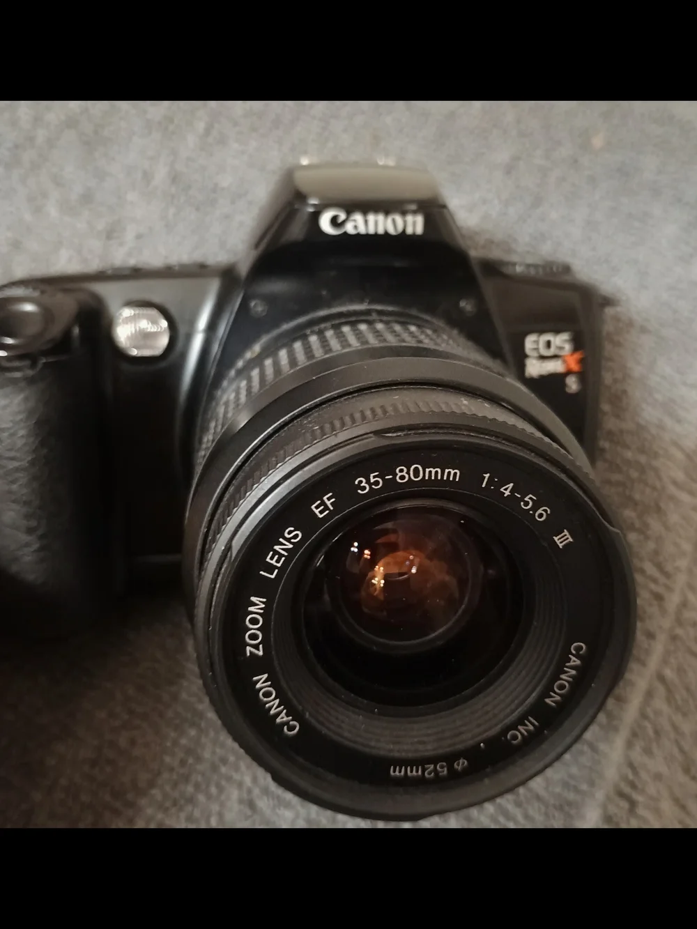 Canon EOS Rebel SLR Camera with 35-80mm Lens - Black